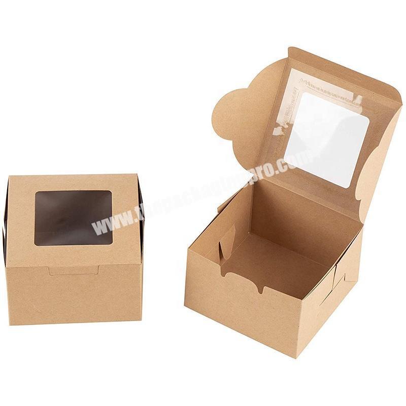 Disposable food packaging container for cakes paper boxes