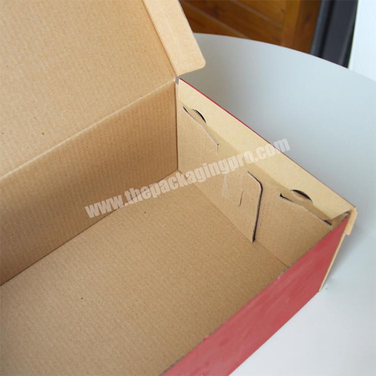 Disposable Recycle Flat Kraft Paper Packaging Box Shipping Corrugated Carton Boxes
