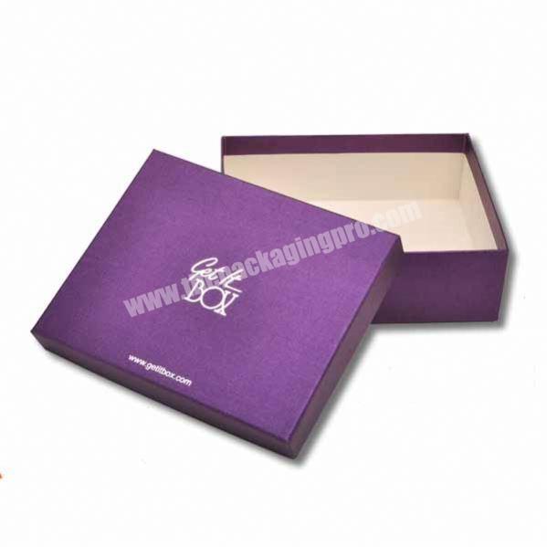 Dongguan customized paper packaging box with lid