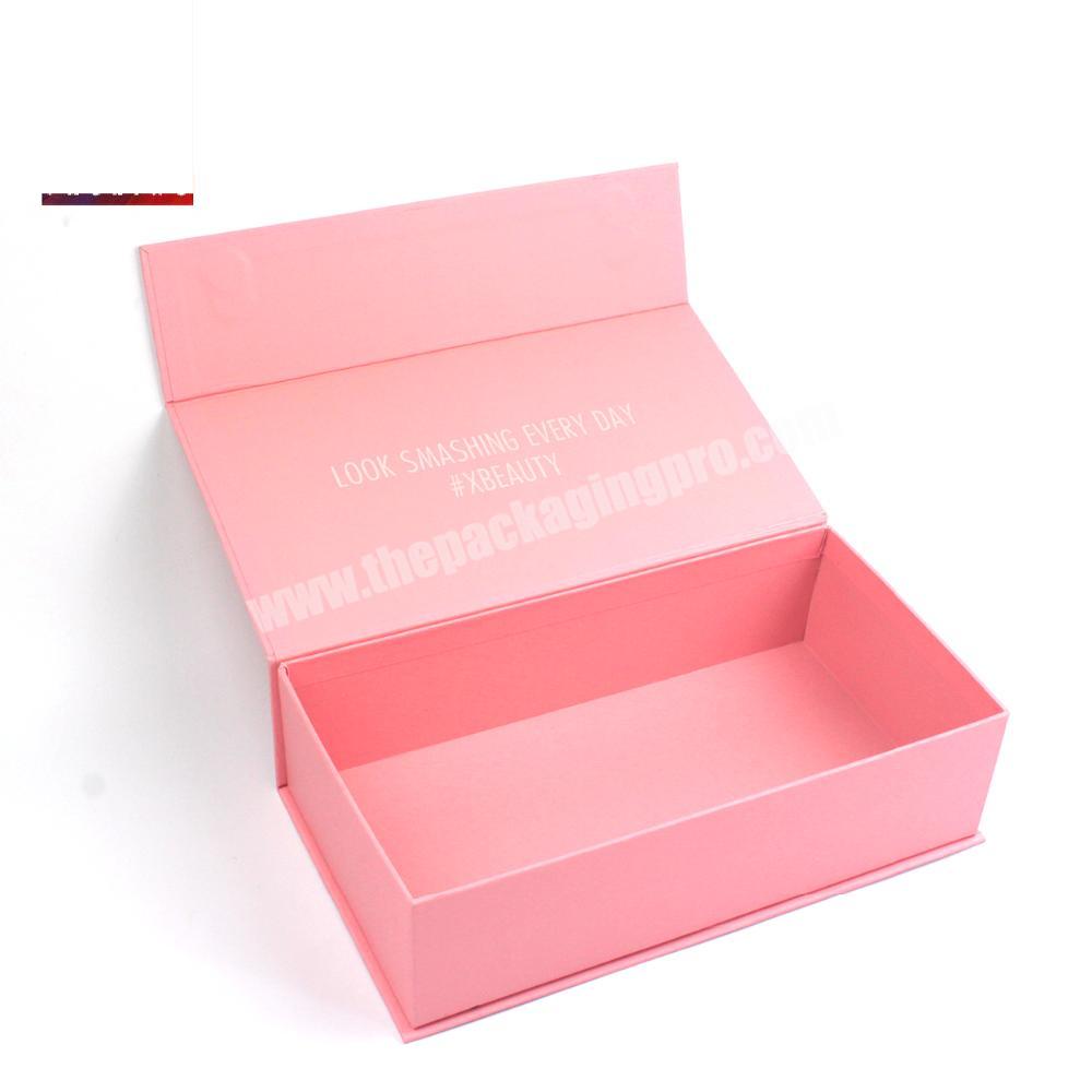 Dongguan Customized sweet cardboard packaging box printed packaging Magnetic Closure Cardboard Box