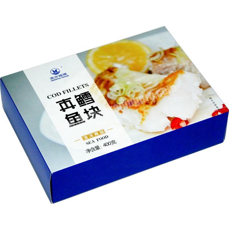 Dongming custom printing small cardboard paper box bulk seafood products packaging boxes