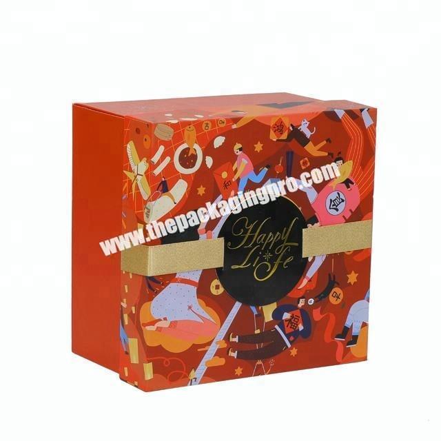 double layer design creative christmas gift box with lid