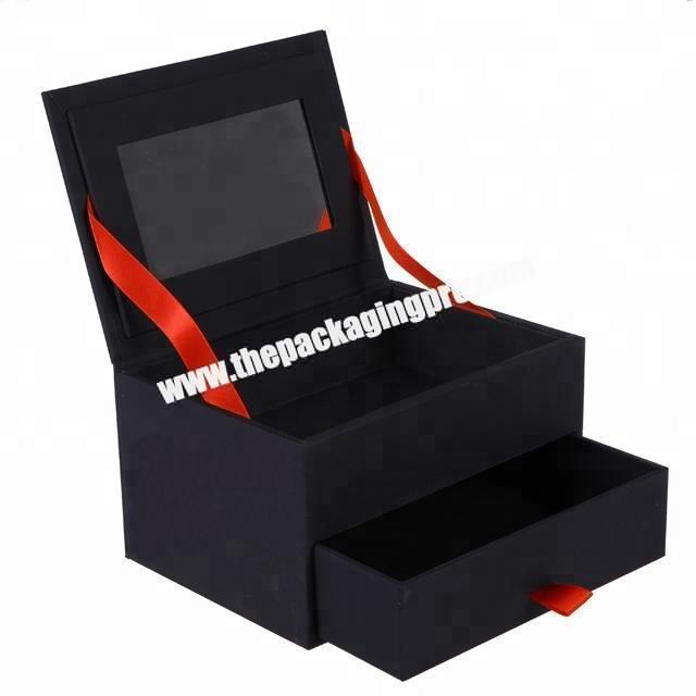 double layers drawer gift box packaging jewelry luxury