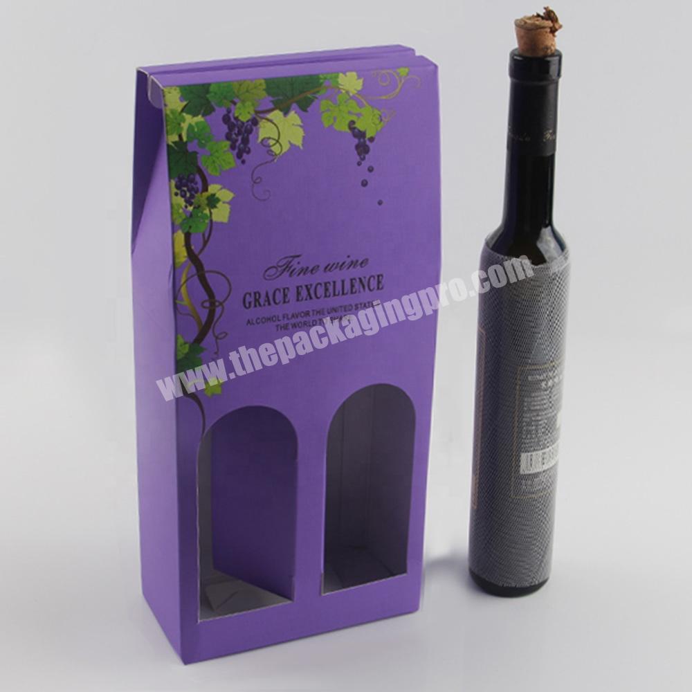 double paper collapsible 5 liter wine box dividers