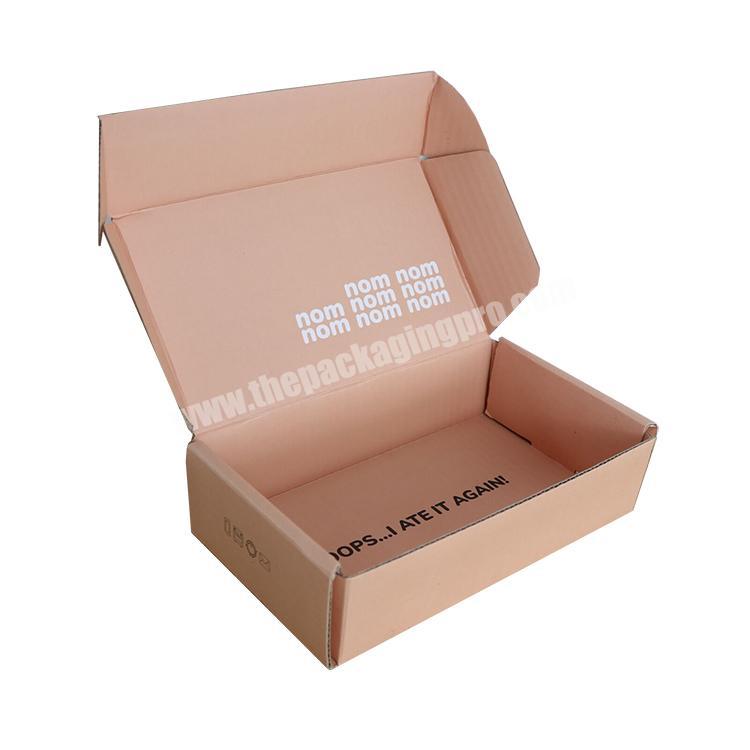 Double sides printing packaging shipping boxes custom logo