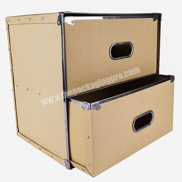Drawer Paper Drawer Box Storage Protective Cheap And Fine Paper Box With Drawers Carton Warehouse Storage Box With Handles