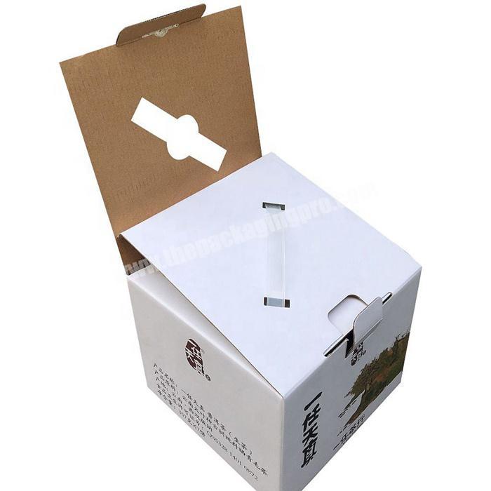 Durable 3 layer corrugated carton box with full color printing