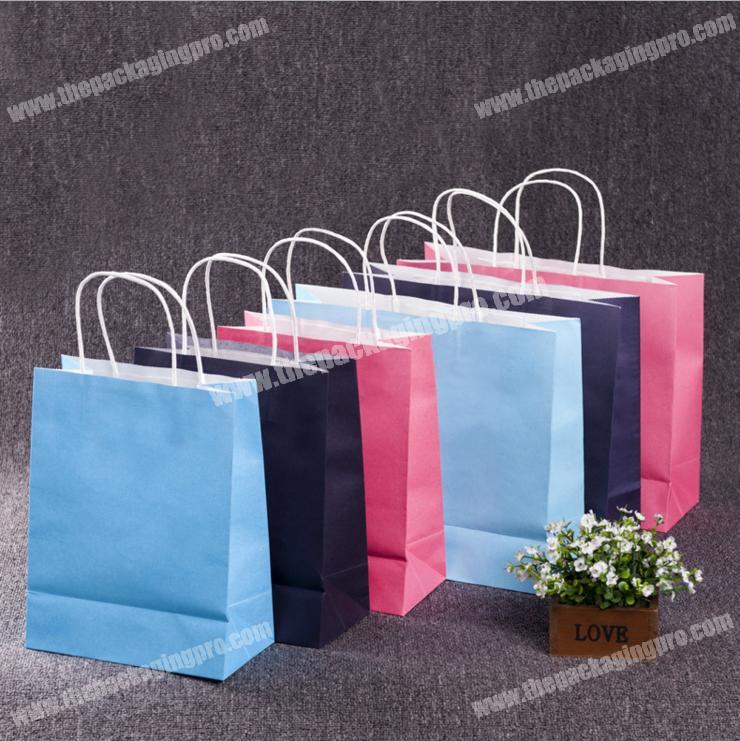 durable eco biodegradable paper bag with handle