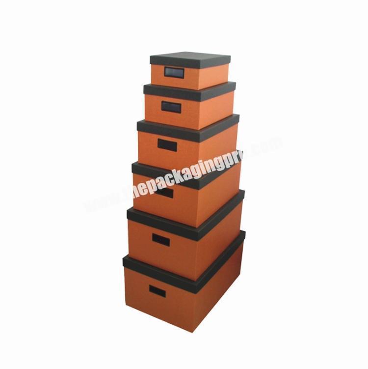 Durable home used multiple sizes storage box set  foldable storage box for clothes shoes
