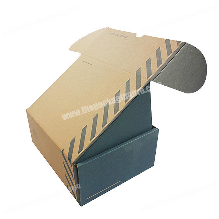E flut rigid foldable custom logo large tshirt packing shipping corrugated box