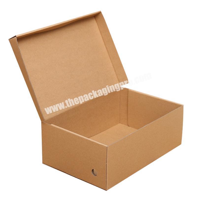 E Flute Corrugated Cardboard Customised Brown  Diecut One Piece Packaging Shipping Boxes