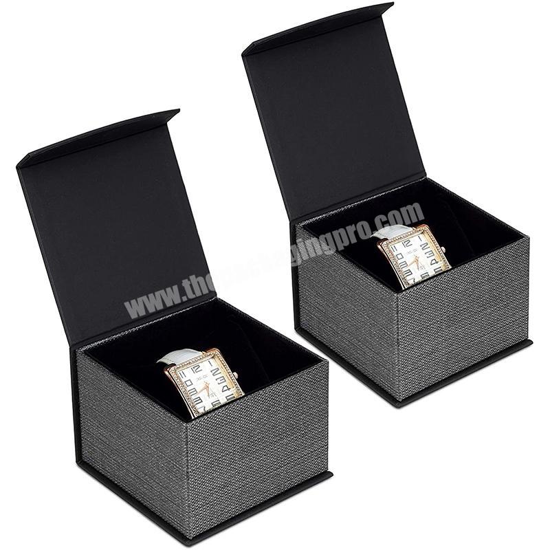 ECO friendly accept custom printing logo small luxury cardboard paper packaging black gift boxes
