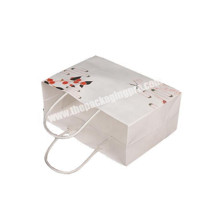 Eco friendly cardboard paper packing bag for clothing