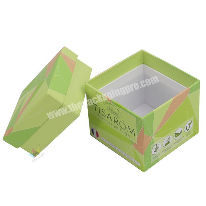 Eco Friendly Cardboard Tea Product Box Paper Packaging Dongguan With Gloss Laminate Logo Printed