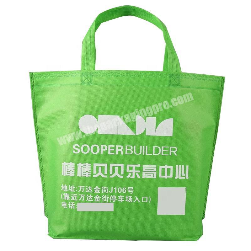 eco friendly clothes non woven bag shopping tote bags with custom printed logo