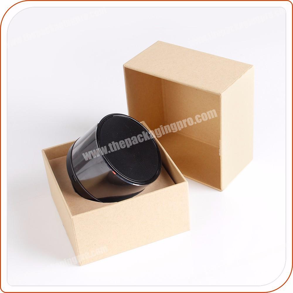 eco-friendly custom kraft cardboard box for mini speaker