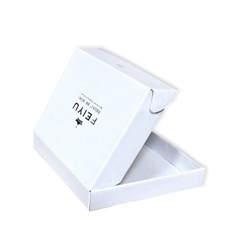 Eco Friendly Custom Logo White Corrugated Paper Apparel Gift Packaging Box Clothes Shipping Boxes