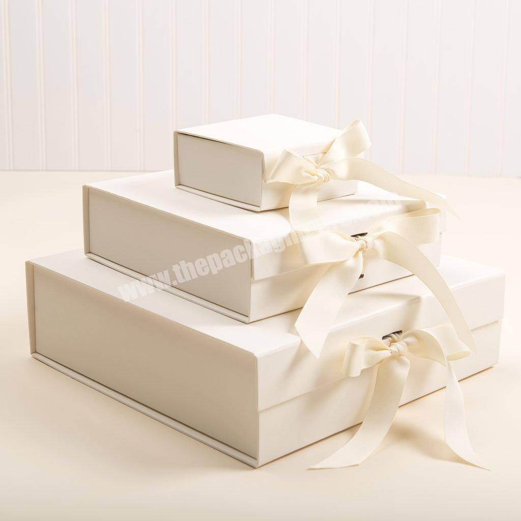 Eco Friendly Custom Paper Cardboard Box with Ribbon