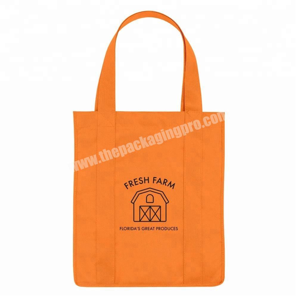 eco friendly custom tote non woven bag factory with logo for promotion