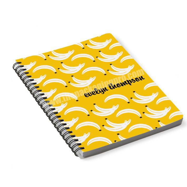 Eco friendly custom wire spiral notebook wholesale