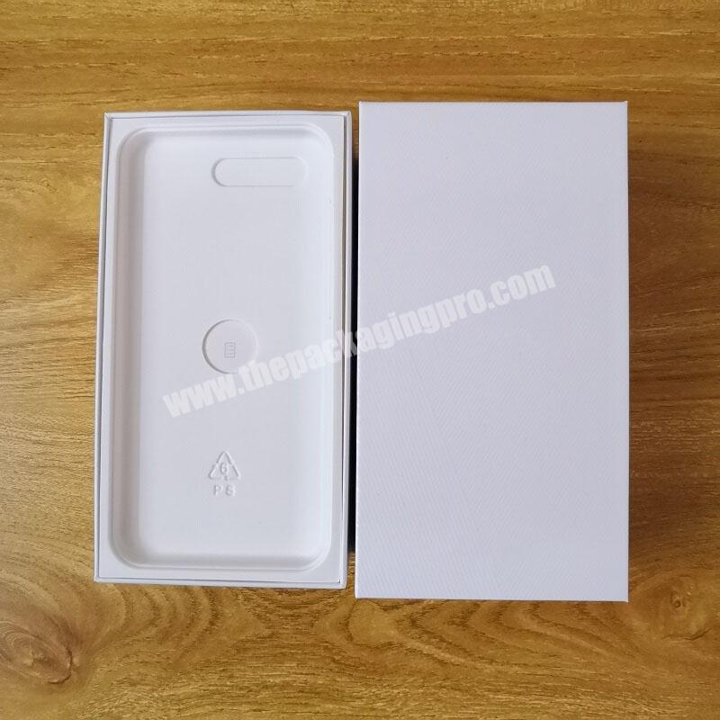 Eco friendly Customized Logo printing uv coated new phone 12 case packing box with pp bag