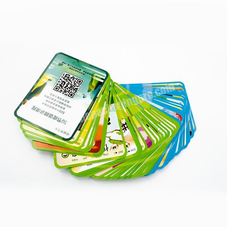 Eco-Friendly Design Custom Learning Cards Alphabet Flash Card Printing Word Flashcard For Children