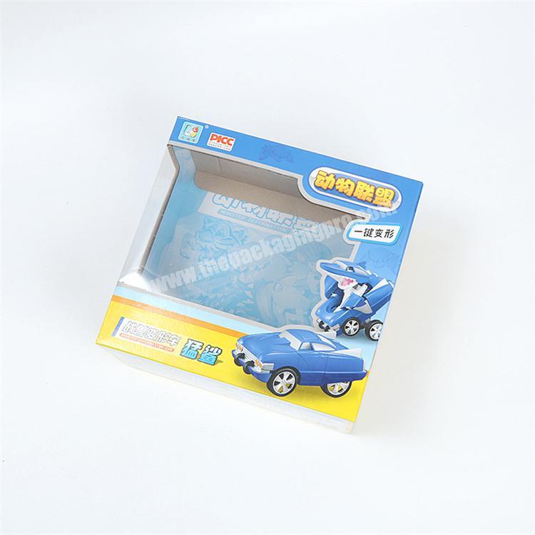 Eco-friendly gift box custom toy car box car shape gift box with clear window