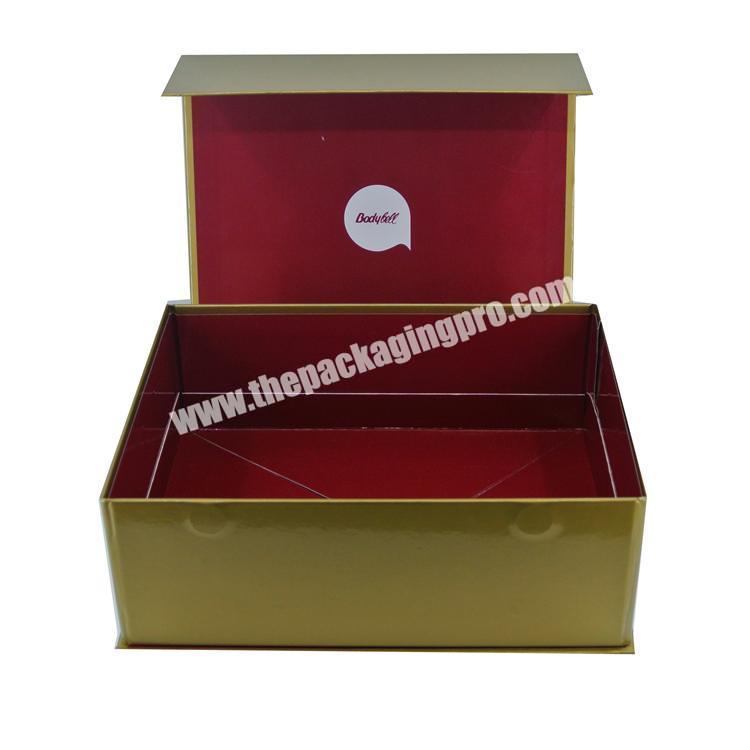 Eco-friendly high quality black gift box magnetic