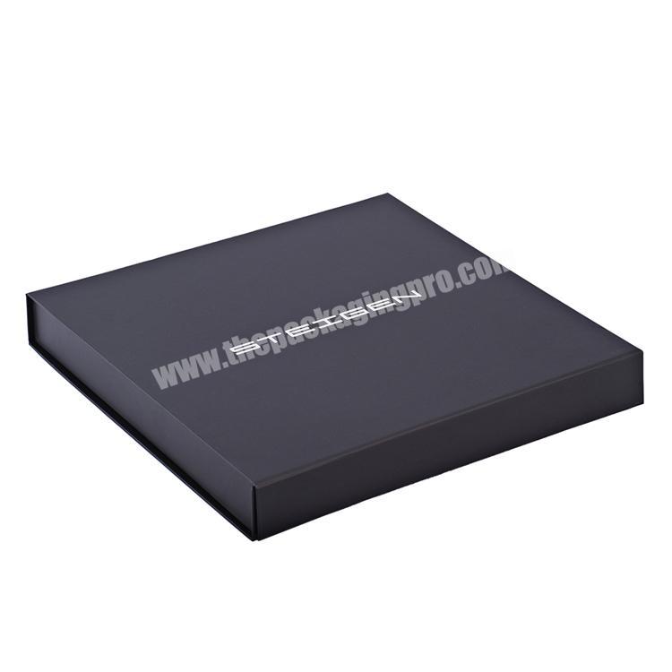 Eco-friendly high quality black magnetic box