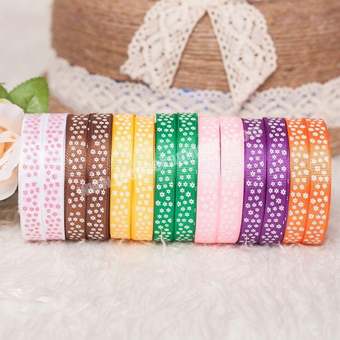 Eco friendly high quality stripe woven printed grosgrain ribbon