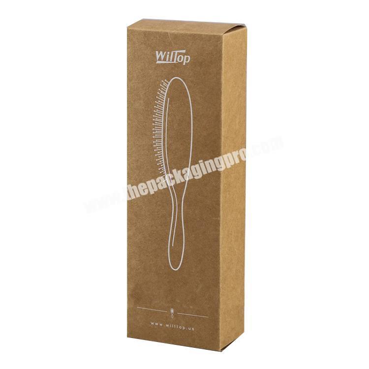 Eco Friendly Kraft Hair Brush Comb Paper Packaging Box