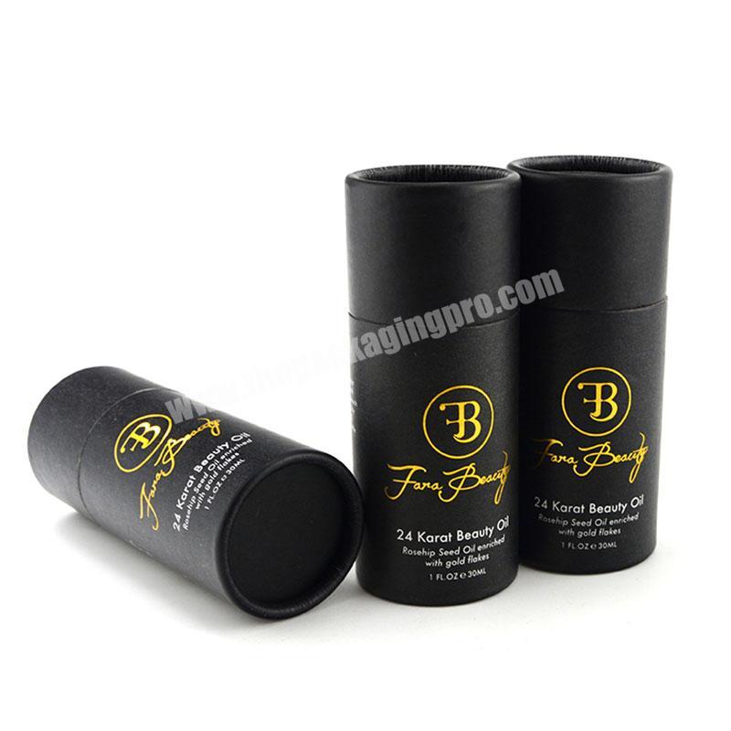 Eco-Friendly Kraft Packaging Rolled Paper Round Cosmetic Tube Gift Box