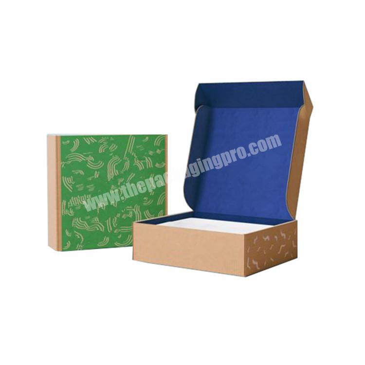 eco friendly luxury corrugated cardboard mailer packaging box