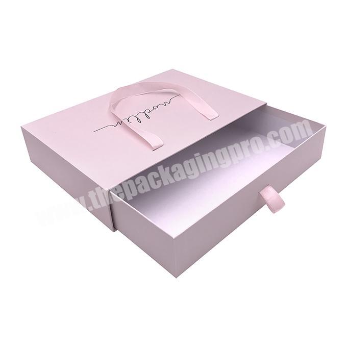 Eco-Friendly necktie gift box packaging macaron drawer luxury printed boxes