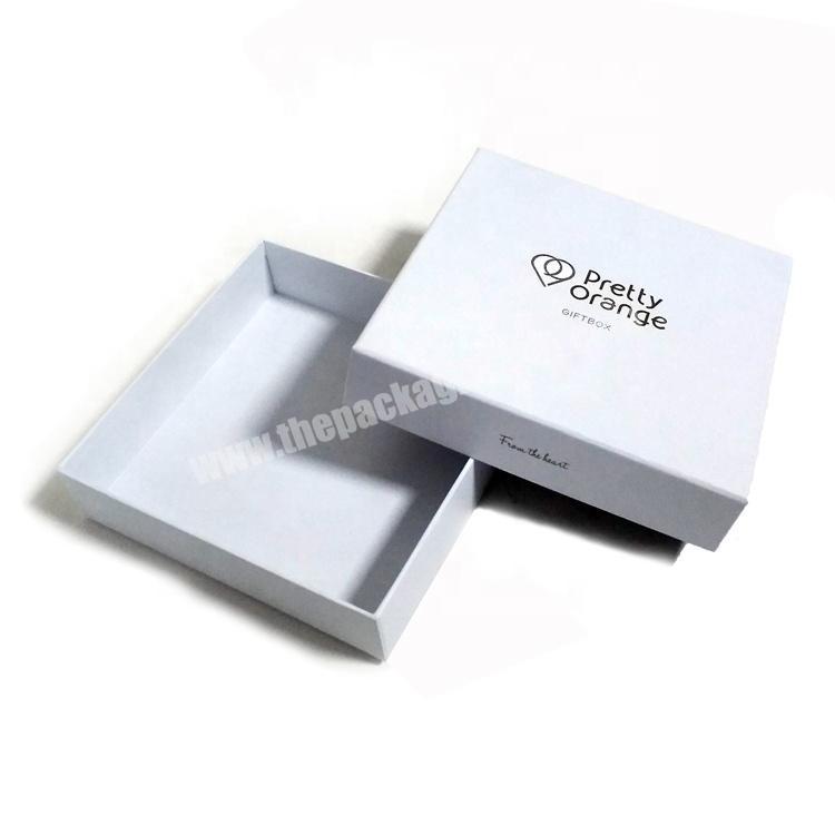 Eco-Friendly Paper Packaging Lid And Base Christmas Woman White Empty Gift Box