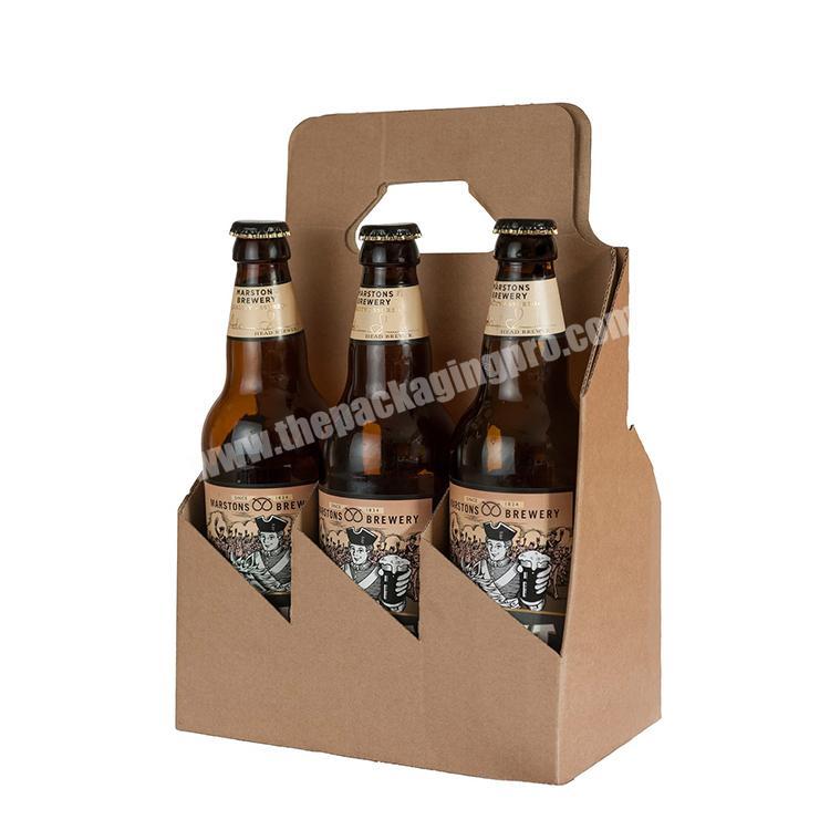 eco friendly portable corrugated beer packaging box