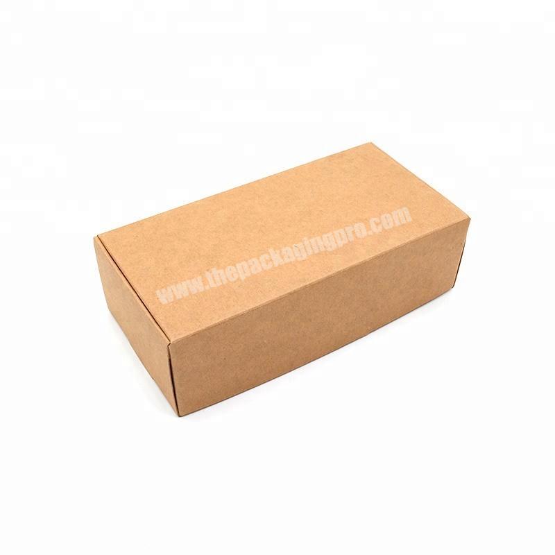 Eco-friendly recycled high quality tea brown kraft paper box