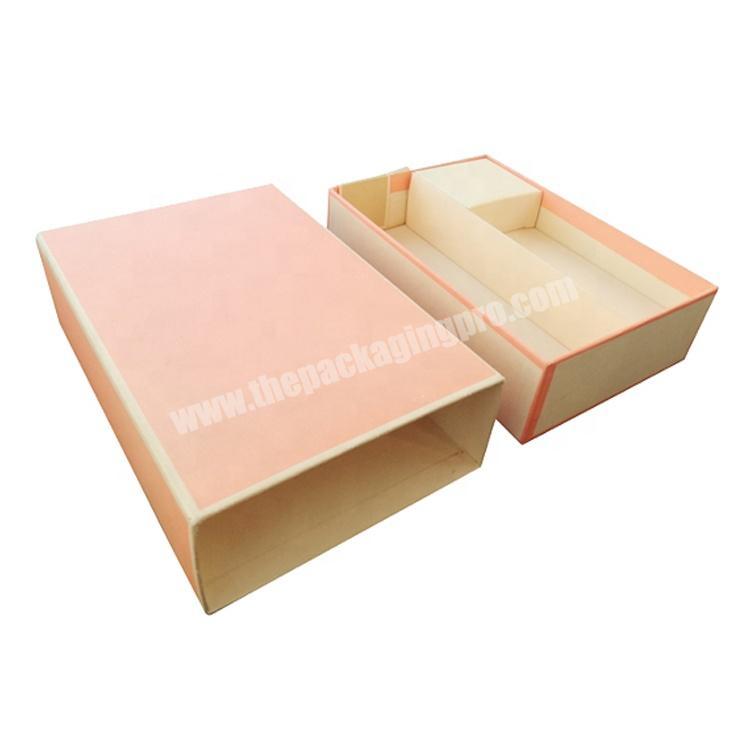 Eco Friendly Rigid Paper High Quality Customized Sliding Large Drawer Gift Box