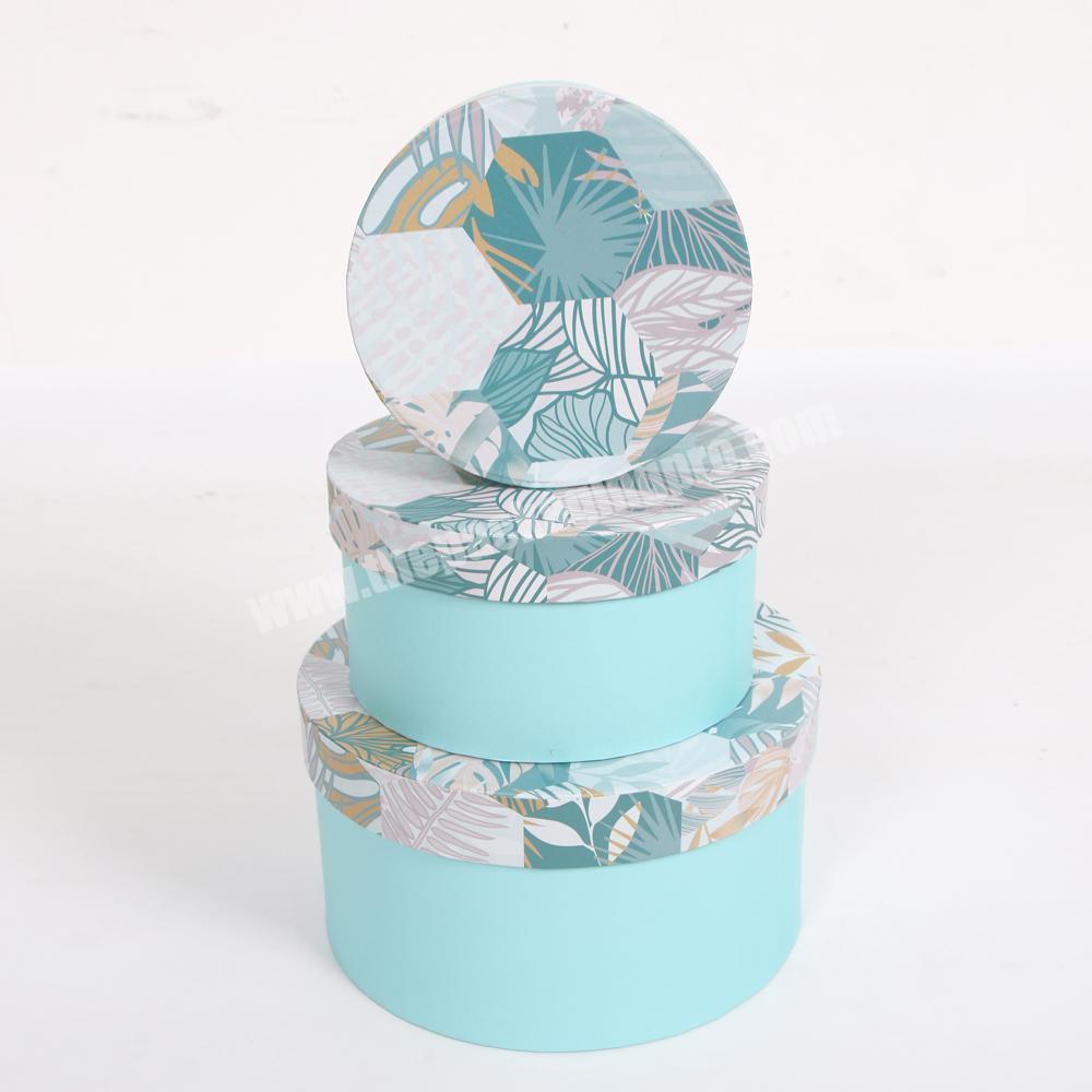 Eco-friendly Round Shape Cardboard Paper Box With Custom Logo