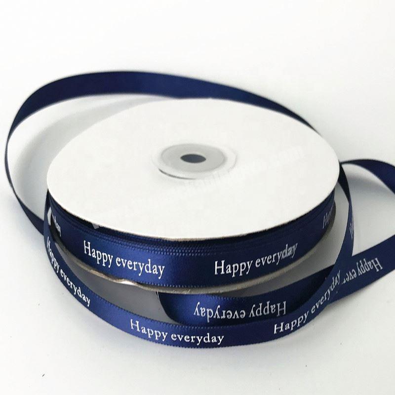 ECO friendly satin ribbon embroidery ribbon for gift package