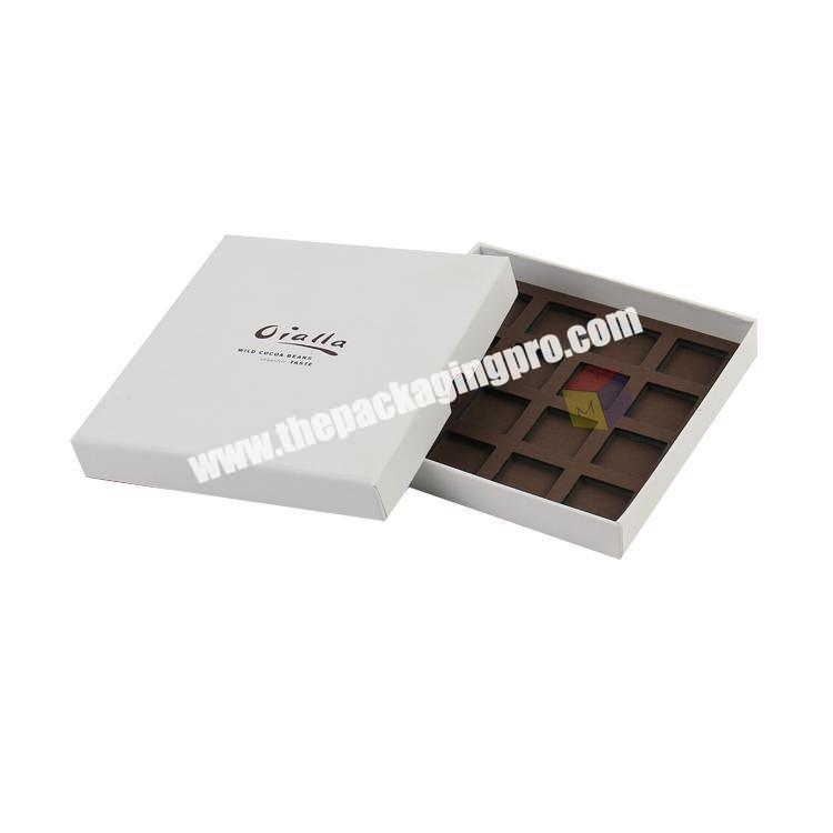 eco friendly square paperboard brownie packaging box