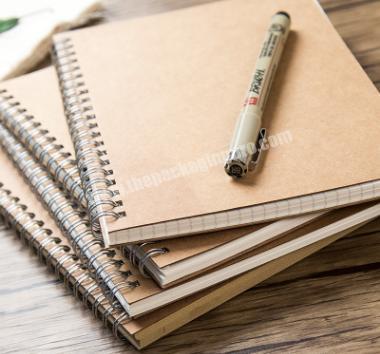 Eco-froendly customizable spiral binding 1100 sheet kraft paper notepad