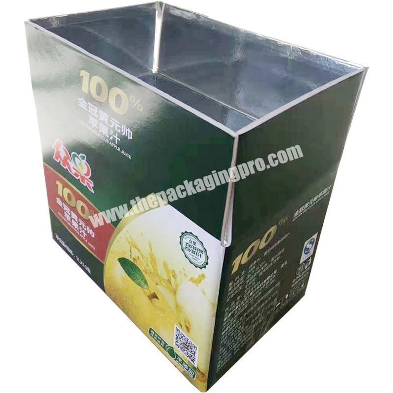 ECO stronger hot frozen China food packaging box palm oil with printing