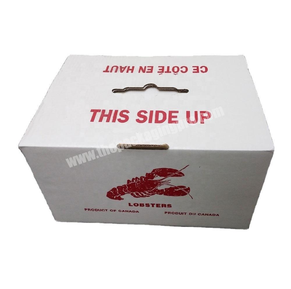 ECO stronger hot frozen waterproof carton box fish box food packaging