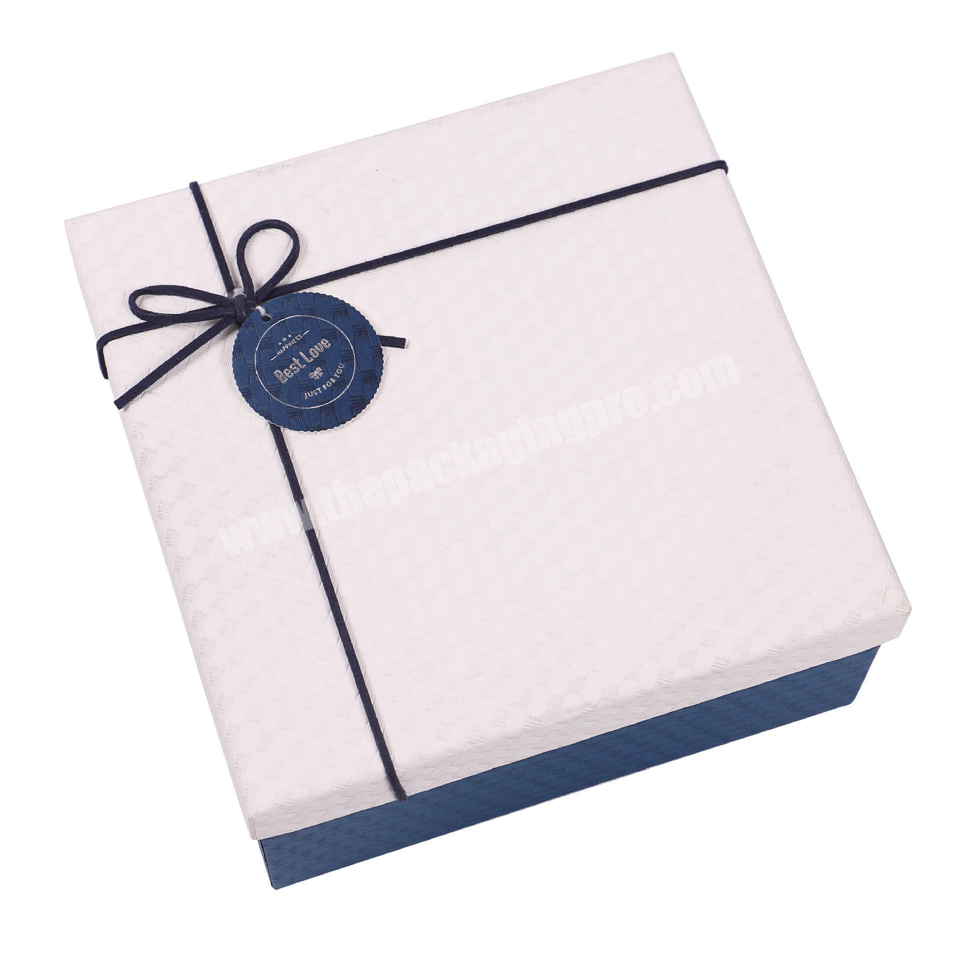 Elegant gift box paper boxes custom gift box designs with ribbon paper towel gift box