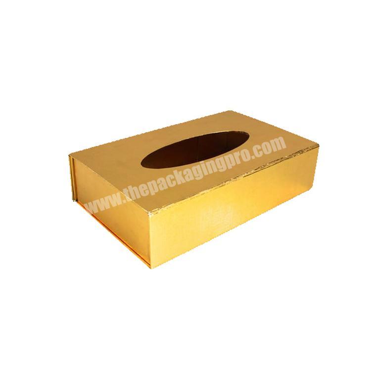 Elegant High Quality Gift Set Packaging Wholesale China Factory Magnetic Tissue Box