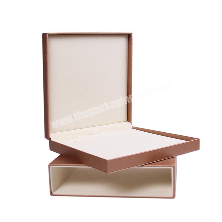Elegant large fancy cardboard jewellery necklace box