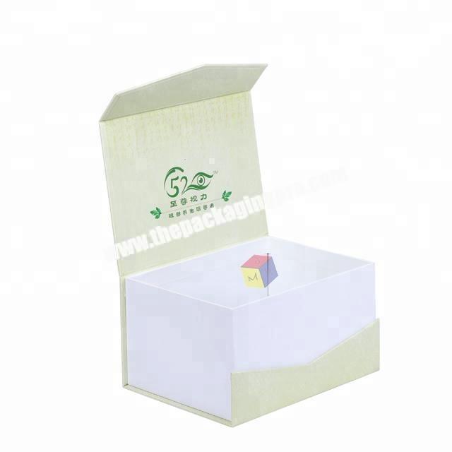 elegant magnetic eye cream cosmetic box packaging custom