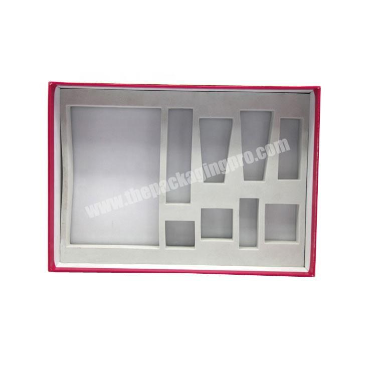 Elegant paper gift box  for cosmetic set packaging boxes