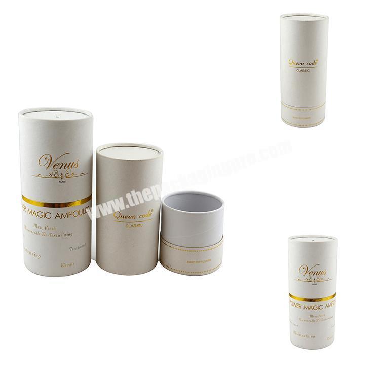 Elegant small paper box small paper tubes paper box printing for glass bottle packaging